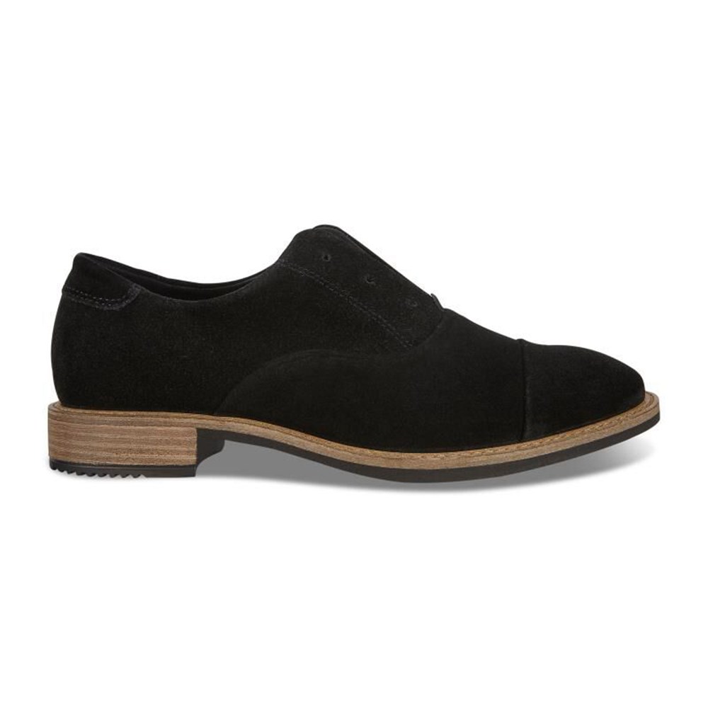 Zapatos De Vestir Mujer - ECCO Sartorelle 25 Tailored Suedes - Negros - YMG039285